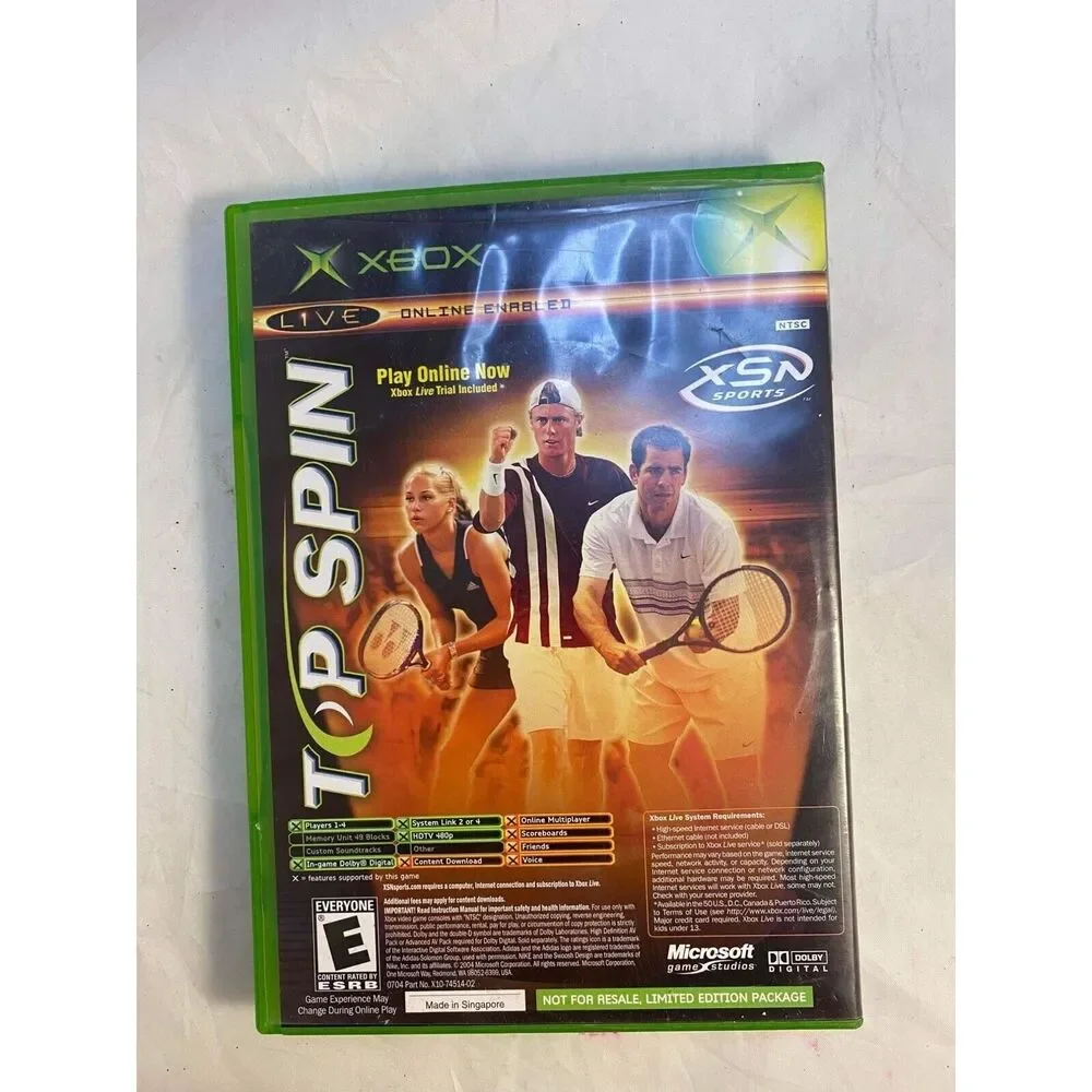#4680 XBOX system NCAA FOOTBALL 2005 original GAME